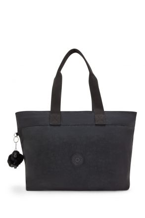 Kipling COLISSA UP Büyük Boy Omuz Çantası 32x50x17 cm Black Noir