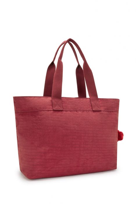 Kipling COLISSA UP Büyük Boy Omuz Çantası 32x50x17 cm Funky Red