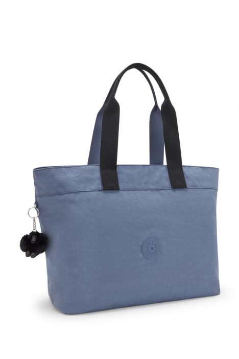 Kipling COLISSA UP Büyük Boy Omuz Çantası 32x50x17 cm Blue Lover