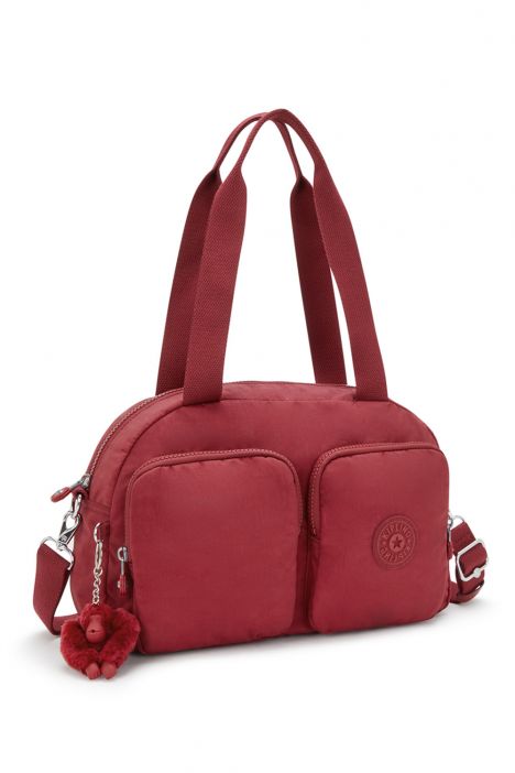 Kipling COOL DEFEA Orta Boy Omuz Çantası 22x33x12.5 cm Funky Red