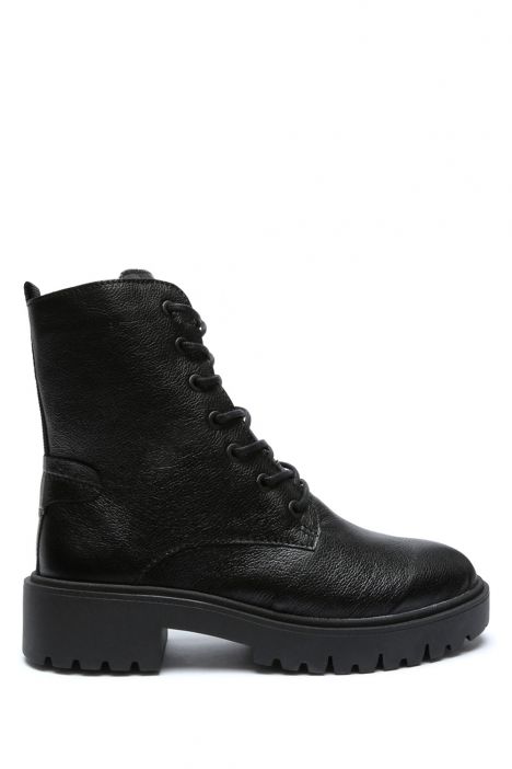 Cami 10 Ac-Kifidis Anatomik Kadın Deri Bot 36-41 Siyah/Black 5088