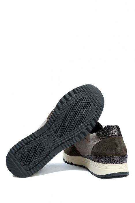 Claire 01 Ac-Kifidis Anatomik Kadın Spor Ayakkabı 36-41 Vizon/Taupe 1016/1124 Plomo Praga/Plomo Praga