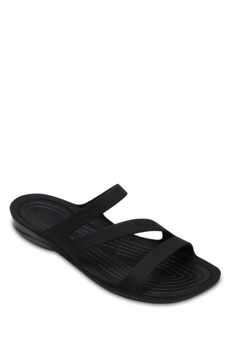 Crocs 203998 Swiftwater Kadın Terlik 36-39 Black/Black