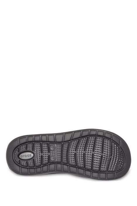 Crocs 205182 LiteRide Flip Erkek Terlik 41-46 0DD-Siyah/Gri-Black/Slate Grey