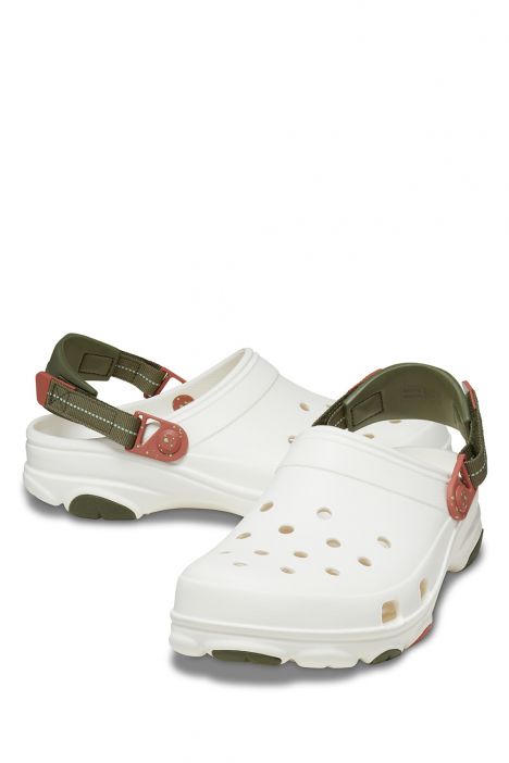 Crocs 206340 Classic All Terrain Erkek Sandalet 41-46 0WV-Beyaz/Chalk