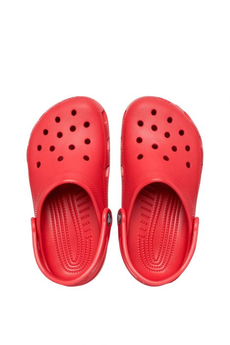 Crocs 206991 Classic Clog Unisex Çocuk Sandalet 28-34 Kırmızı / Pepper