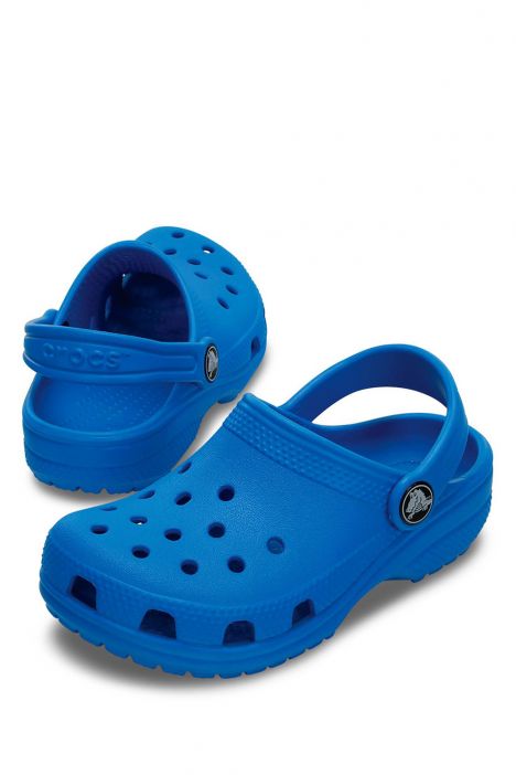 Crocs 206991 Classic Clog Unisex Çocuk Sandalet 28-34 Sax Mavi/Blue Bolt