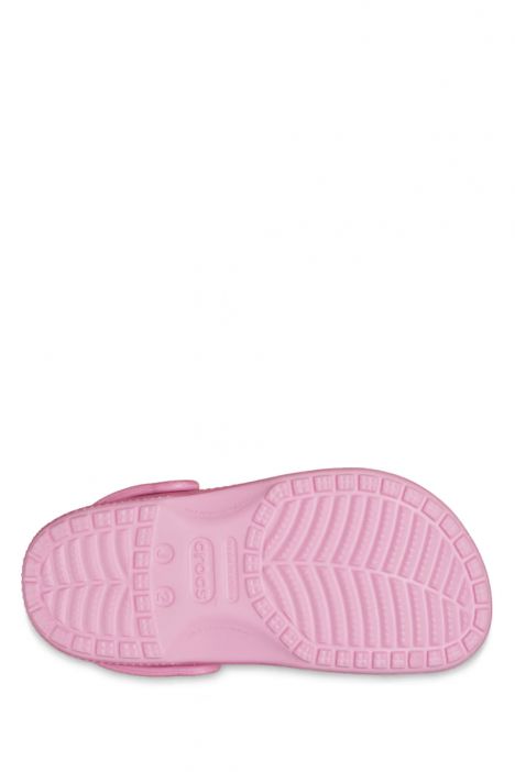 Crocs 206993 Classic Glitter Çocuk Sandalet 28-34 6XE-Pembe Simli/Pink Tweed Glitter