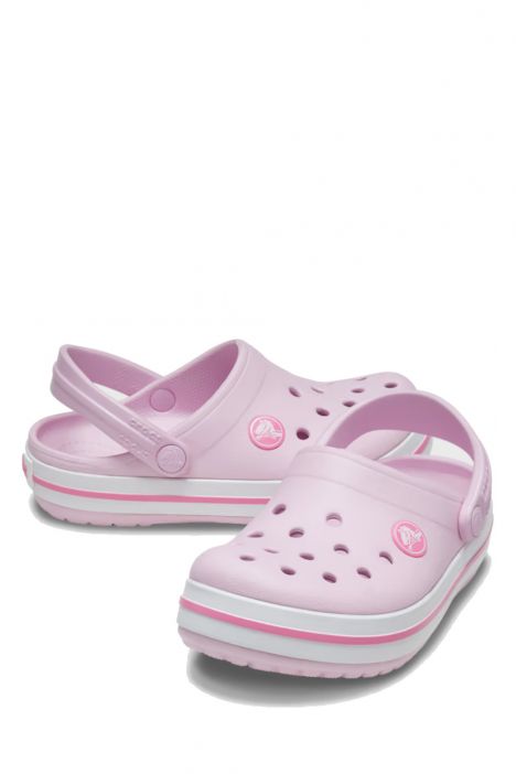 Crocs 207006 Crocband Unisex Çocuk Sandalet 28-34 6GD-Ballerina Pink - Pembe