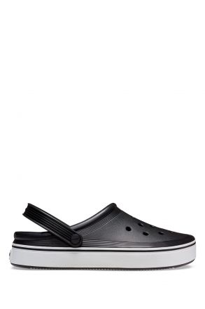 Crocs 208371 Off Court Clog Unisex Sandalet 36-46 001 Black - Siyah