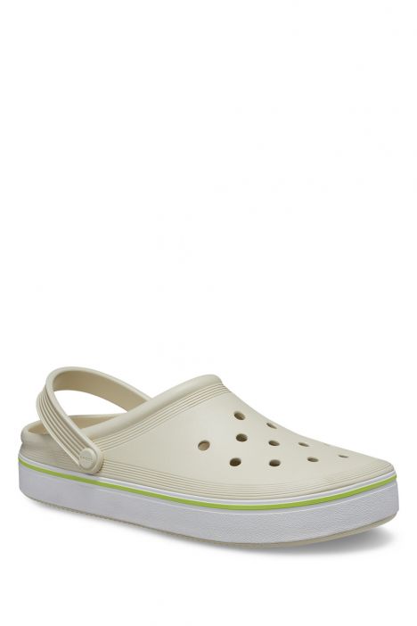 Crocs 208371 Off Court Clog Unisex Sandalet 36-46 2Y2-Krem/Bone
