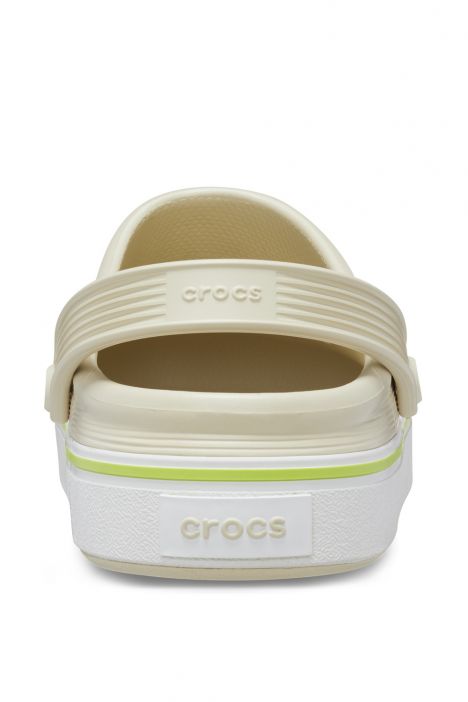 Crocs 208371 Off Court Clog Unisex Sandalet 36-46 2Y2-Krem/Bone