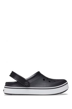 Crocs 208477 Off Court Clog Unisex Çocuk Sandalet 28-34 001 Black - Siyah