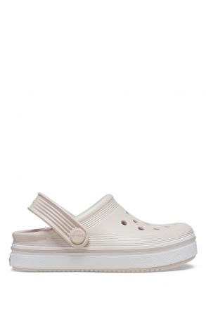 Crocs 208477 Off Court Clog Unisex Çocuk Sandalet 28-34 6UR-Pembe/Quartz