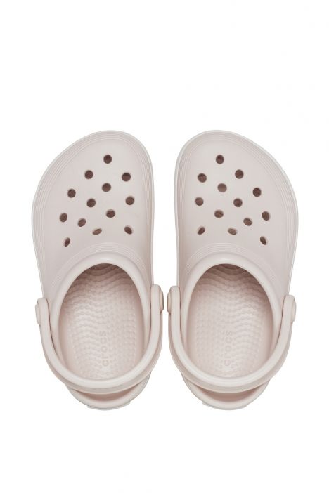 Crocs 208477 Off Court Clog Unisex Çocuk Sandalet 28-34 6UR-Pembe/Quartz