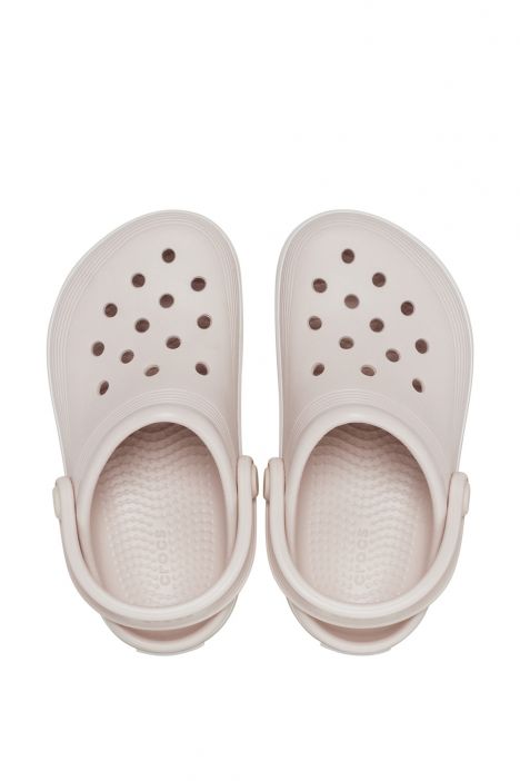 Crocs 208479 Off Court Clog Unisex Çocuk Sandalet 23-27 6UR-Pembe/Quartz