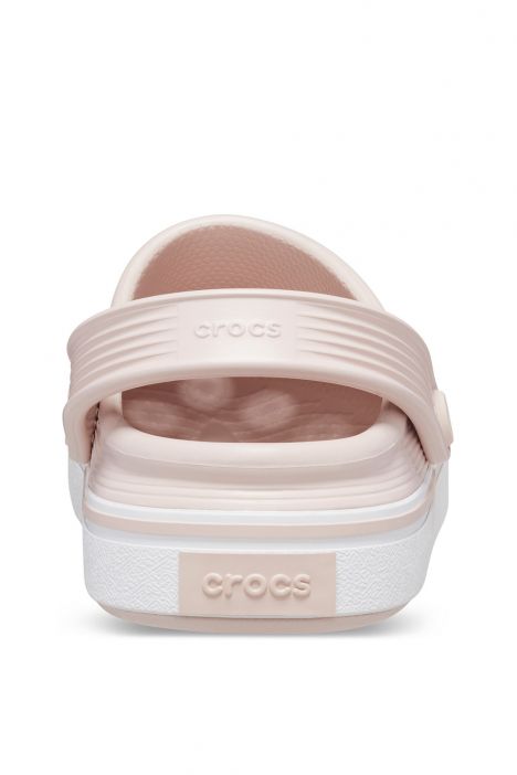 Crocs 208479 Off Court Clog Unisex Çocuk Sandalet 23-27 6UR-Pembe/Quartz