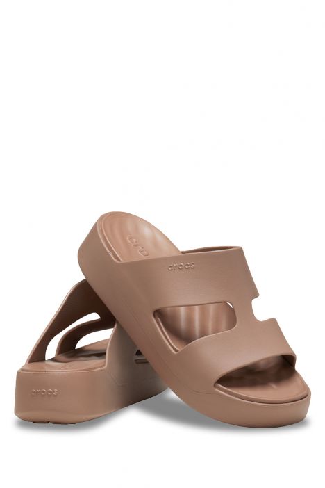 Crocs 209409 Getaway Platform H-Strap Kadın Terlik 36-39 2Q9-Kahve/Latte