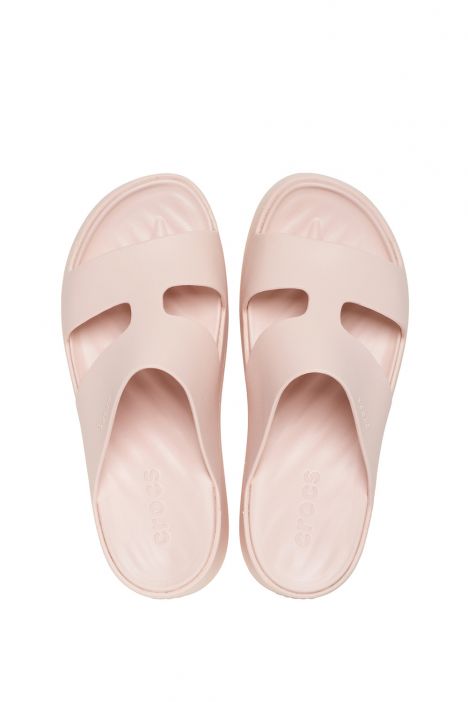 Crocs 209409 Getaway Platform H-Strap Kadın Terlik 36-39 6UR-Pembe/Quartz