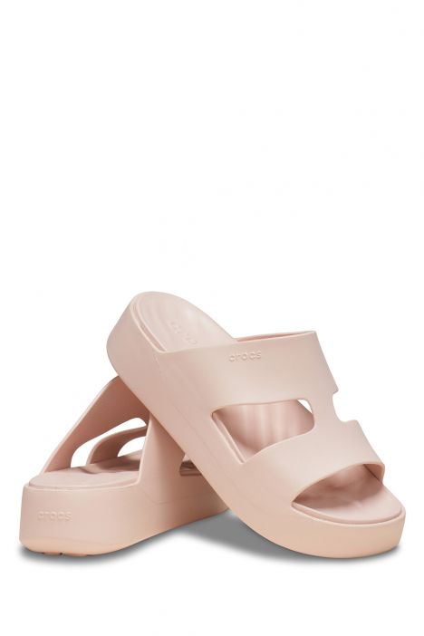 Crocs 209409 Getaway Platform H-Strap Kadın Terlik 36-39 6UR-Pembe/Quartz