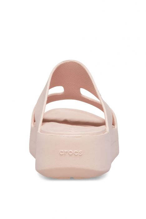 Crocs 209409 Getaway Platform H-Strap Kadın Terlik 36-39 6UR-Pembe/Quartz