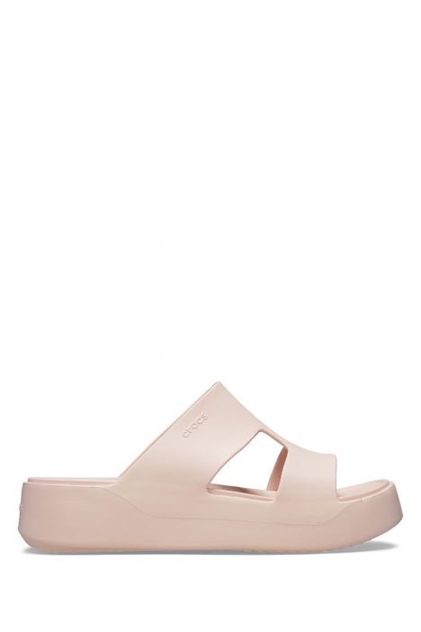 Crocs 209409 Getaway Platform H-Strap Kadın Terlik 36-39 6UR-Pembe/Quartz