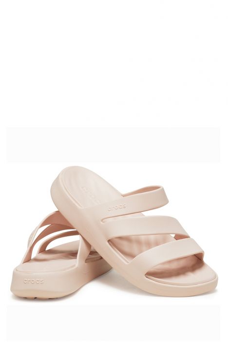 Crocs 209587 Gateway Strappy Kadın Terlik 36-39 6UR-Pembe/Quartz
