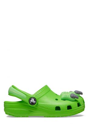 Crocs 209700 Classic I AM Dinosaur Erkek Çocuk Sandalet 23-27 3WA-Dinazor/Green Slime