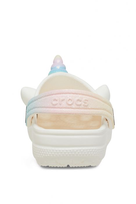 Crocs 209701 Classic IAM Rainbow Unicorn Unisex Çocuk Sandalet 23-27 0WV-Beyaz/Chalk