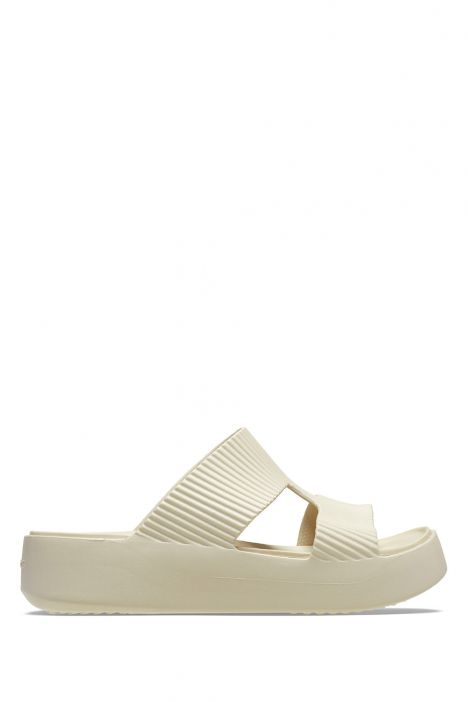 Crocs 210701 Gateway Groove Platform Hstrap Kadın Terlik 36-39 0LH-Kum/Sandstone