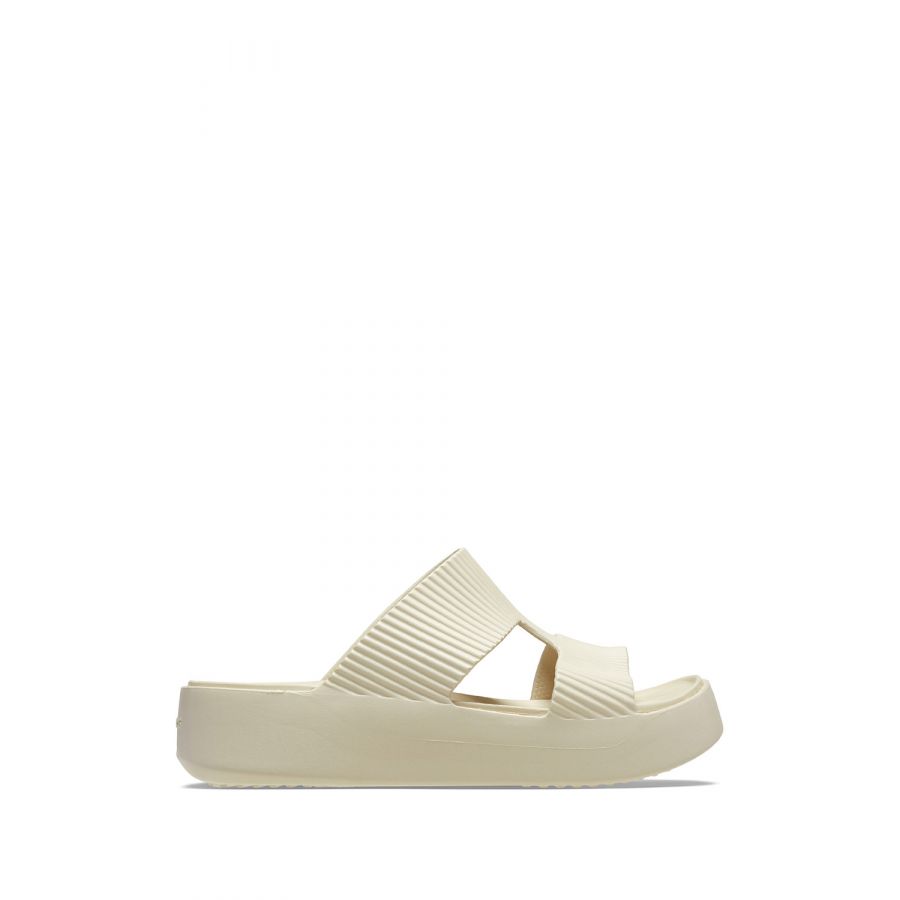Crocs 210701 Gateway Groove Platform Hstrap Kadın Terlik 36-39 Bej