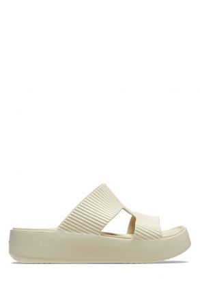 Crocs 210701 Gateway Groove Platform Hstrap Kadın Terlik 36-39 0LH-Kum/Sandstone