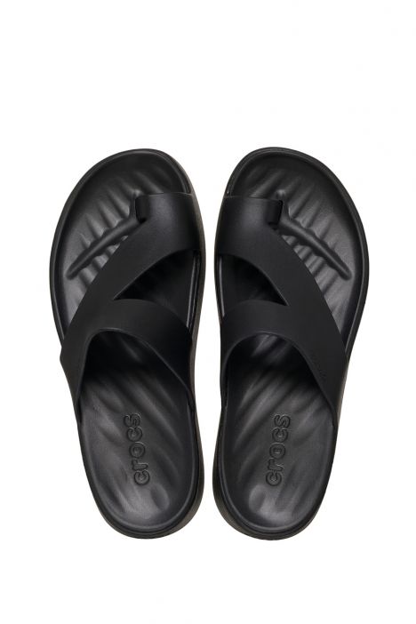Crocs 210834 Gateway Platform Toe Loop Kadın Terlik 36-39 001 Black - Siyah