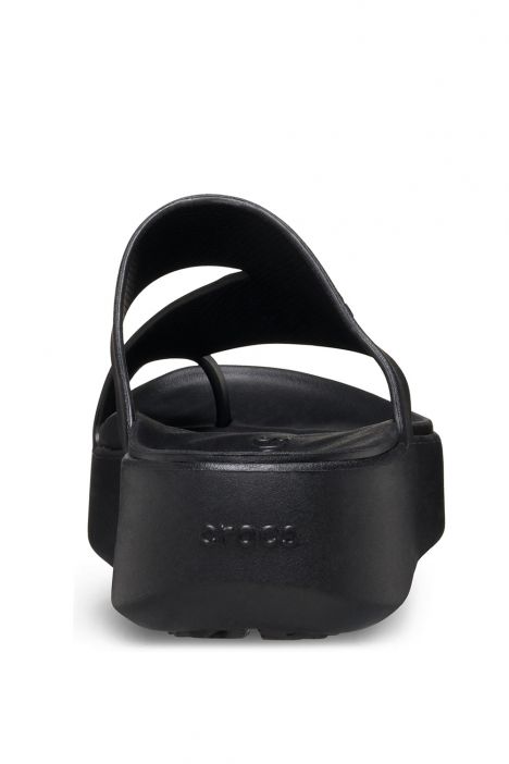 Crocs 210834 Gateway Platform Toe Loop Kadın Terlik 36-39 001 Black - Siyah