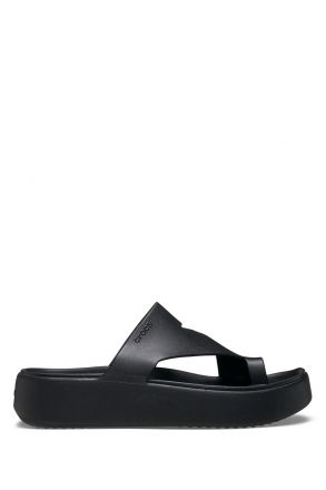 Crocs 210834 Gateway Platform Toe Loop Kadın Terlik 36-39 001 Black - Siyah