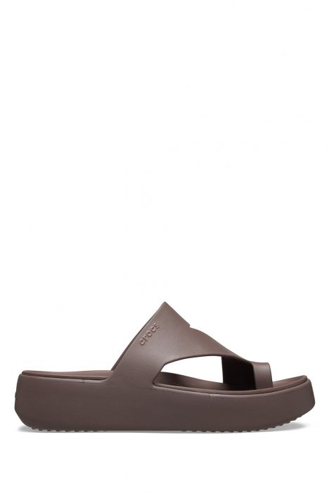 Crocs 210834 Gateway Platform Toe Loop Kadın Terlik 36-39 0LF-Kahve/Truffle