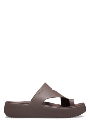 Crocs 210834 Gateway Platform Toe Loop Kadın Terlik 36-39 0LF-Kahve/Truffle