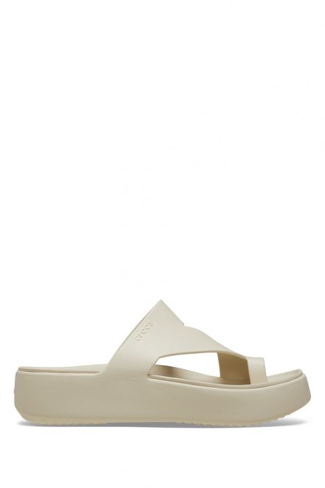 Crocs 210834 Gateway Platform Toe Loop Kadın Terlik 36-39 0LH-Kum/Sandstone