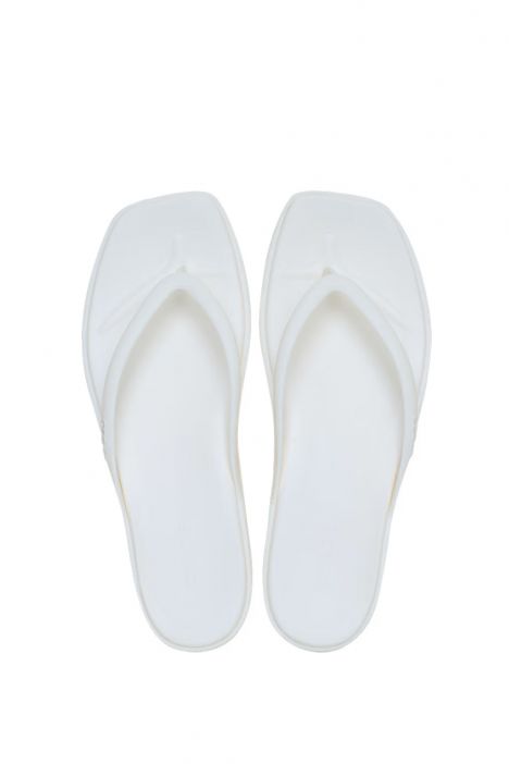 Crocs 211435 Miami Flip Kadın Parmak Arası Terlik 36-40 0WV-Beyaz/Chalk