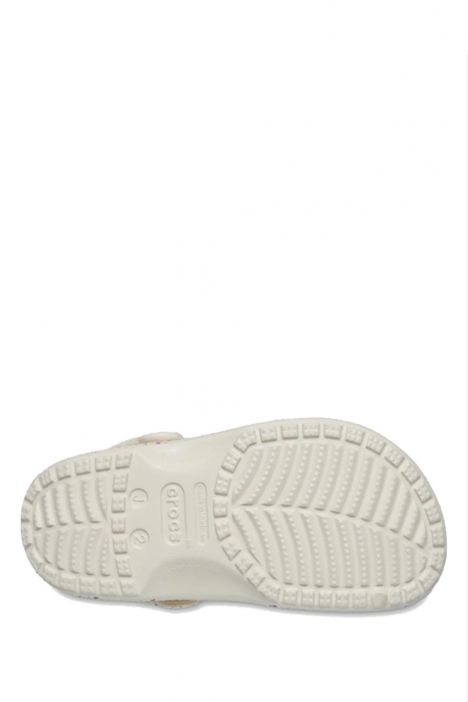 Crocs 212495 Classic Glow Paint Splatter Kız Çocuk Desenli Sandalet 28-35 2MT-Summit White/Multi