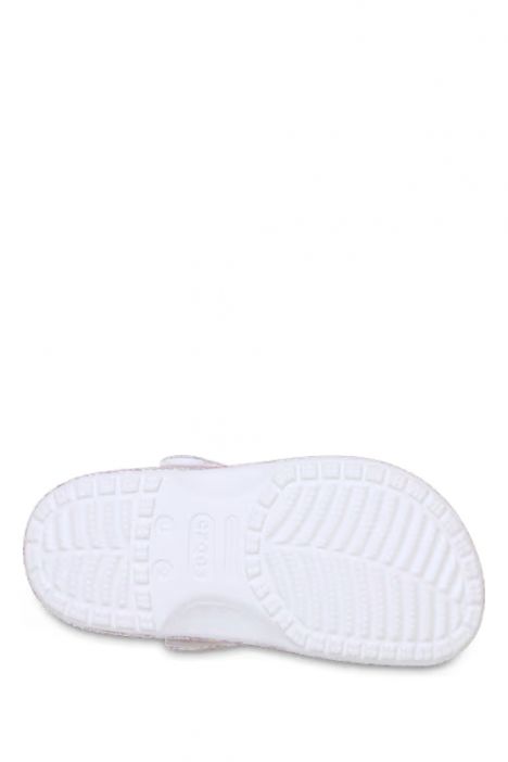 Crocs 212561 Classic Fantasy Glitter Clog Kız Çocuk Simli Sandalet 28-35 100 White - Beyaz