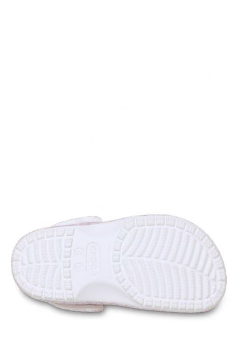 Crocs 212562 Classic Fantasy Glitter Clog Kız Çocuk Simli Sandalet 22-28 100 White - Beyaz