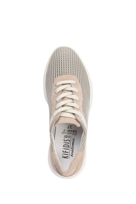 Daisy 26 Ac- Kifidis Kadın Anatomik Spor Ayakkabı 36-40 Bej/Silver Tokio 2/1050/5099