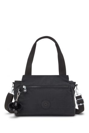 Kipling ELYSIA Orta Boy Omuz Çantası 23x29.5x12.5 cm Black Noir