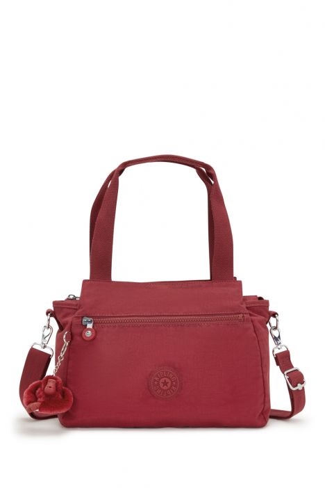 Kipling ELYSIA Orta Boy Omuz Çantası 23x29.5x12.5 cm Funky Red