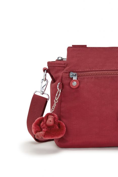 Kipling ELYSIA Orta Boy Omuz Çantası 23x29.5x12.5 cm Funky Red
