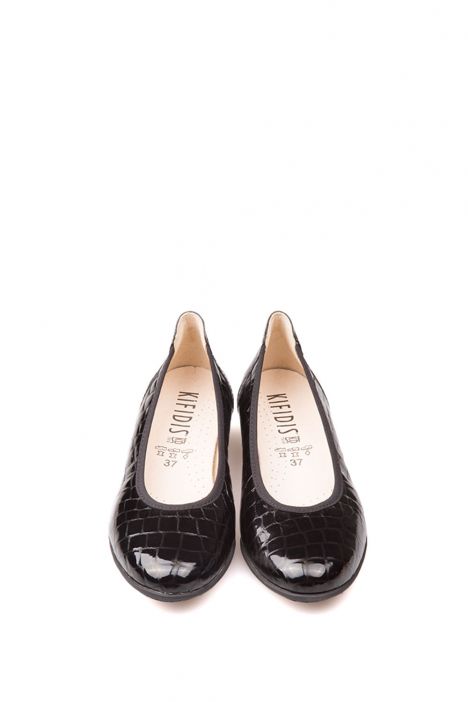 Ella 06 Ac-Kifidis Kadın Ayakkabı 35-41 Siyah Krokodil / Black Croco