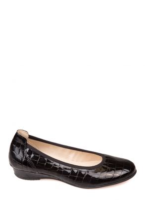 Ella 06 Ac-Kifidis Kadın Ayakkabı 35-41 Siyah Krokodil / Black Croco