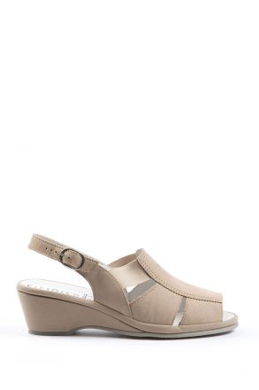 Erika 04 Ac-Kifidis Kadın Sandalet 35-42 Bej / Beige