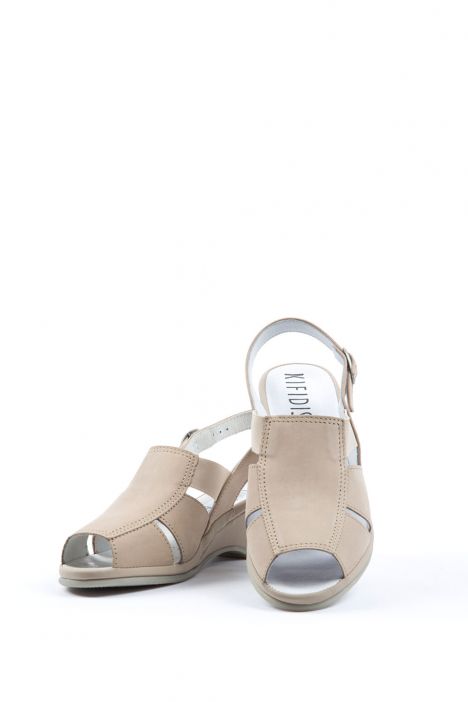 Erika 04 Ac-Kifidis Kadın Sandalet 35-42 Bej / Beige